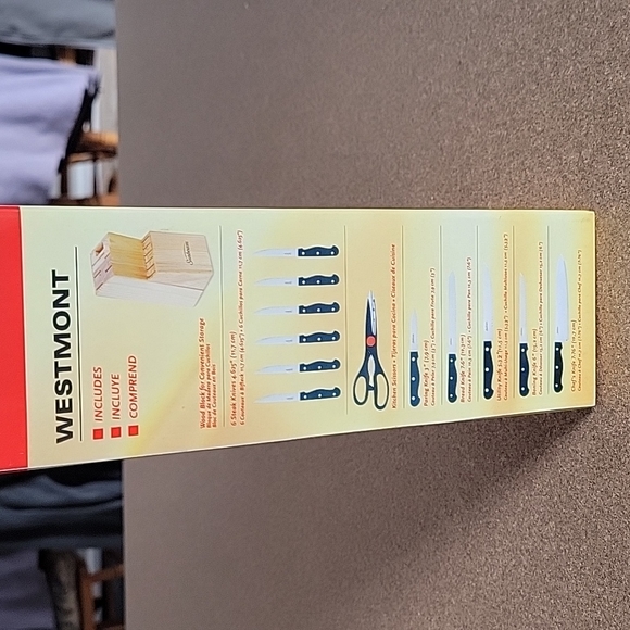 Sunbeam 13pc Westmont Cutlery Block Set - Picture 9 of 12